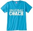 Volleyball Coach V Neck T-shirt