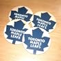 Toronto Maple Leafs Handpainted Homemade Wooden Coasters-pack of 4