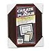 Create a Plaque 10 1/2x13 Radius Corner Plaque/Cover/Tacks/4 Inserts, Mahogany (VIO09...