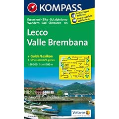 Lecco / Valle Brembana 1 : 50 000: Wanderkarte mit ital. Kurzf�hrer, Radrouten und alpinen Skirouten. GPS-genau
