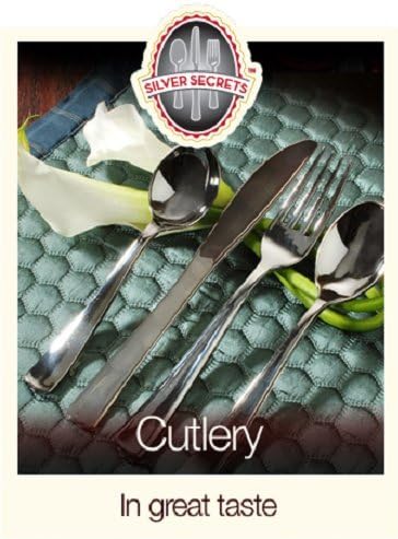 Silver Plastic Cutlery 600-PIECE Combo Pack, Silver Secrets, Includes 200 Forks, 200 Knives, 200 Spoons w/Bonus Turquoise Prism Picks