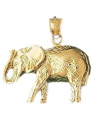 CleverEves 14K Gold Pendant Elephant 5.8 - Gram(s)