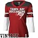 Tampa Bay Buccaneer T-Shirt : Reebok Tampa Bay Buccaneer Ladies Red Statement Double Layer 3/4 Lengt