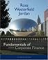 Fundamentals of Corporate Finance Alternate Edition + S&P card + Student CD (McGraw-Hill/Irwin Series in Finance, Insurance and Real Esta)