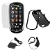 GTMax 4 items- Black Rubberized Snap On case + LCD screen protector + Travel Charger+ Samsung M300 Car Charger for Samsung Sunburst SGH-A697