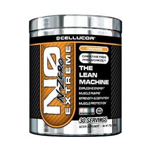 Cellucor N0 Extreme Creatine Free Pre Workout , 30 Servings, Orange
