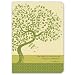 Tree-Free Greetings Earth Tree 160-Page Recycled Paper and Sugarcane Journal, 5.5 x 7.5 Inches, Sage, Chartreuse and Cream (21046)