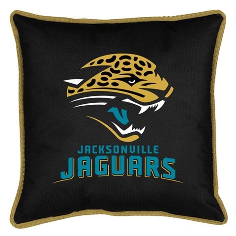 Jacksonville Jaguars Throw Bed Pillow 17 x 17