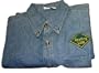 Reading Railroad Embroidered Denim Railroad Train