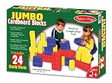Melissa & Doug Jumbo Cardboard Blocks - 24pc