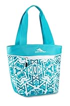 High Sierra Lunch Tote, Teal Shibori/Tropic Teal/White
