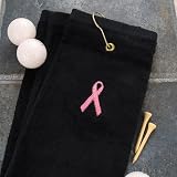 Exclusive Gifts and Favors-Breast Cancer Golf Towel By Cathy Concepts