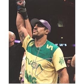  VICTOR BELFORT AUTOGRAPHED UFC PHOTO