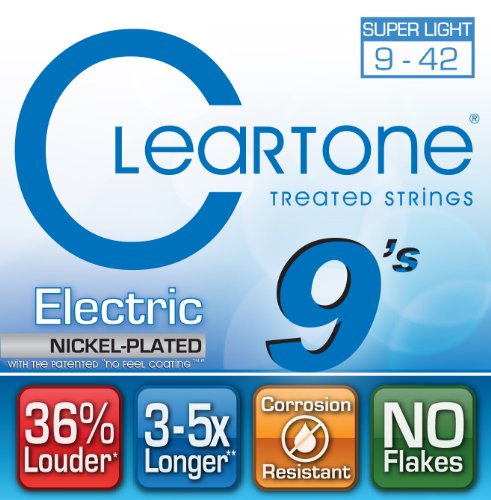 Cleartone Electric .009-.042 Super Light Strings