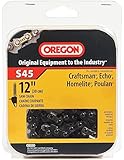 Oregon 12-Inch Semi Chisel Chain Saw Chain Fits Craftsman, McCulloch, Poulan S45 (Discontinued by Manufacturer)