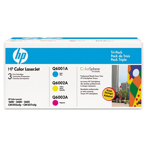HP CE257A Tri Pack Cyan, Magenta, Yellow Toner Cartridge