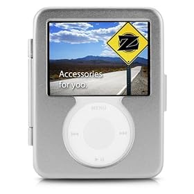 yooZoo Aluminum Hard Case for Apple iPod nano 3G - Mirage Silver