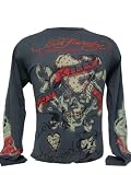EdHardy Men's Long Sleeve Love kills Slowly Tee Style # A9ACJAZU