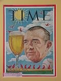 August Anheuser Busch St. Louis Cardinals July 11 1955 Time Magazine Fabulous Beautiful Condition Professionally Matted Cover 11 X 14 Inch Size Delivered Ready For Framing