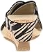 Anne Klein Sport Women's Lorri Wedge Sandal,Black Sparkle,10 M US