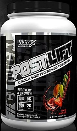 Nutrex Research Postlift 20 Servings, Fruit Punch, 2.6 Pound