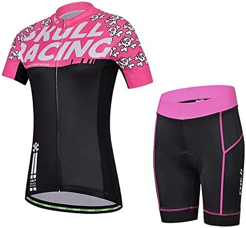 Weelly Women / Ladies Short Sleeve Cycling Jersey Pant Set