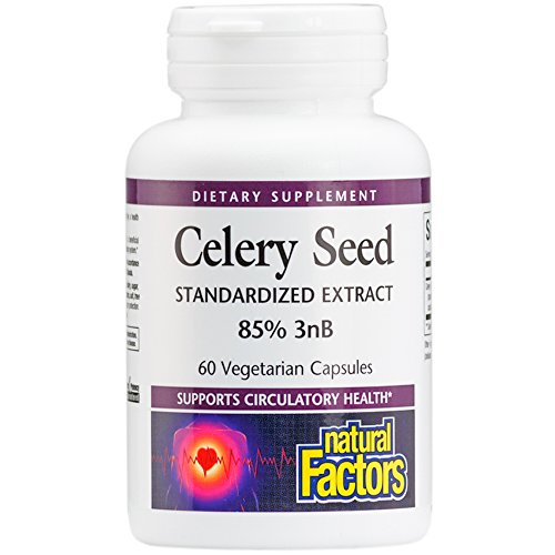 Natural factors celery seed extract capsules, 60-count