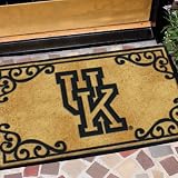 KENTUCKY WILDCATS Team Logo Full Sized Coir Fiber DOOR MAT (24 x 39) by Memory Company