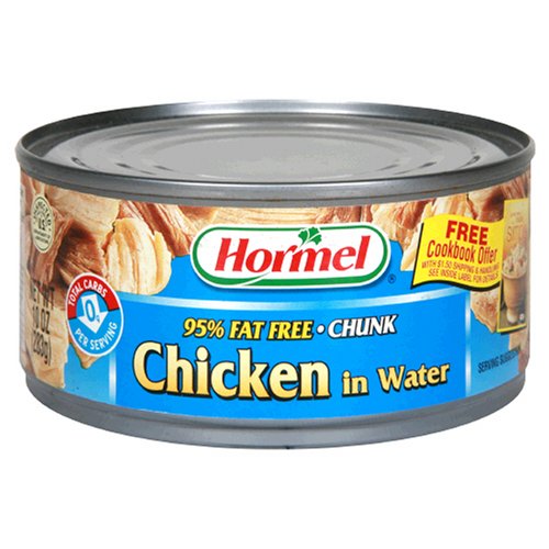 Hormel Chicken In Water, 10-Ounce Cans (Pack of 6) by Hormel