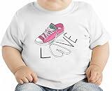 Love shoes オーガニックベビーTシャツ 12 - 18 Months