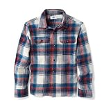 オールドネイビー OLD NAVY/ プラッドフランネルシャツ クリームデラクリーム トップス長袖シャツ XXL【並行輸入】