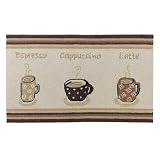 Casual Home Coffee Hand Hook Kitchen Rug