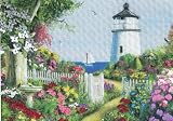 Lighthouse Garden Crewel Kit-7X5