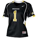 Nike Missouri Tigers #1 Ladies Black Replica Football Jersey