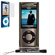 iPod Nano 5th generation 5G hard shell skin case cover compatible for iPod Nano 5th Gen 8GB, 16GB newest model (Crystal Smoke) + Includes Nano 5 Screen Protector Guard + a 4-inch eBigvalue TM Determination Hand Strap