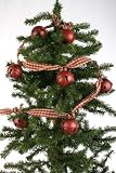 Country Primitive Burgundy Sleigh Bells Garland for Christmas or Holiday Decorating