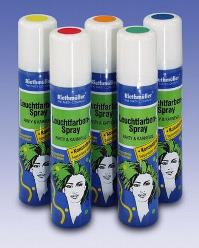 Riethmüller Leuchtfarben Haarspray Neon gleb