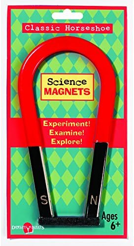 Dowling DO-731023BN Classic Horseshoe Magnet, 6 Inch, MultiPk 2 Each