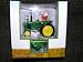 John Deere Tractor with Santa Claus Stocking Holder