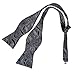 DBA7B16-18 Various Gift Patterned Microfiber Mens Self-tied Bowtie By Dan Smith