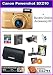 Canon PowerShot SX210IS 14.1 MP Digital Camera with 14x Wide Angle Optical Image Stabilized Zoom and 3.0-Inch LCD (Gold) With Buyers Choice Accessory Kit Package Includes 8GB Memory, Slim Hard Shell Case, Extended Life Spare Battery + Much More