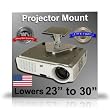 Projector-Gear Projector Ceiling Mount for NEC NP3150 with 23