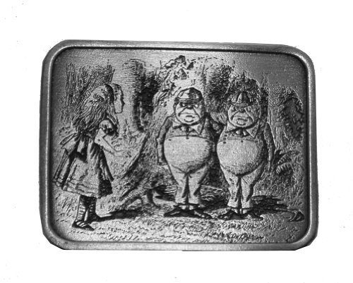 Tweedle Dee Alice In Wonderland Belt Buckle