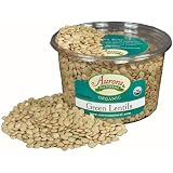 Aurora Products Inc. Lentils green Organic 15 Ounce Tub Pack of 12 by Aurora Products Inc.