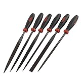 uxcell　ニードルファイル　ストーンカービング　研削工具　修復ツール　プラスチック製ハンドル