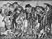 Drawing of a Travelling Group of Poor Wretched 19th Century English Beggars Photograp...