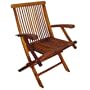 Terrace Mates Folding Arm Chair - Set of 2