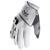 Fox Mens Unabomber Long Finger Glove,White,Small