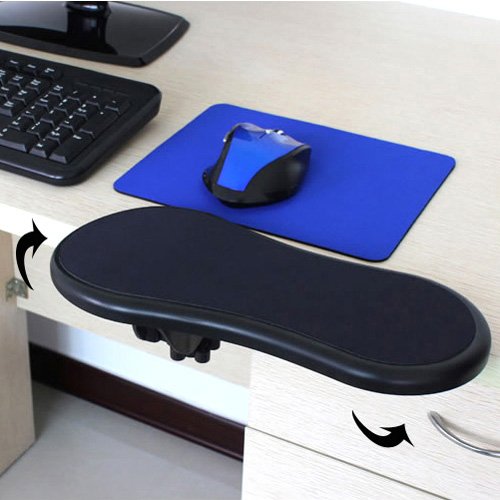 Case Star Black Adjustable Arm Wrist Rest Support Computer Desk