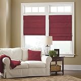 Thermal Lined Roman Shade - Rustic Red